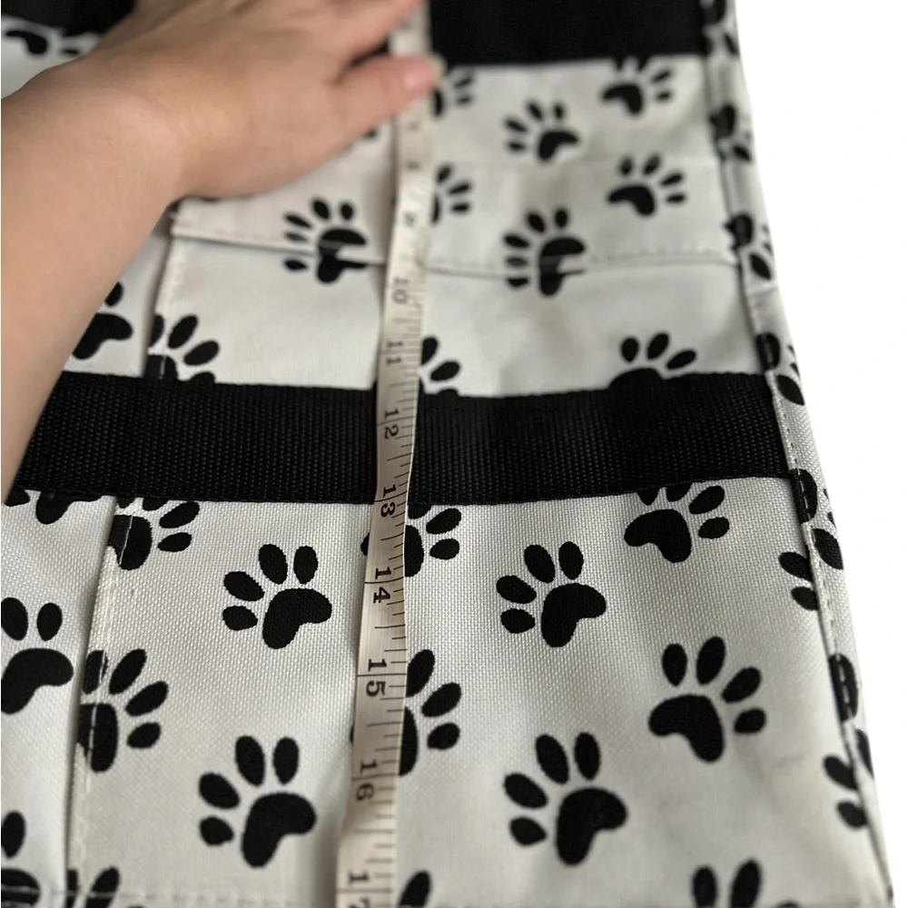 Wahl Tote For Groomers Bring Everything!! Black & White paw prints